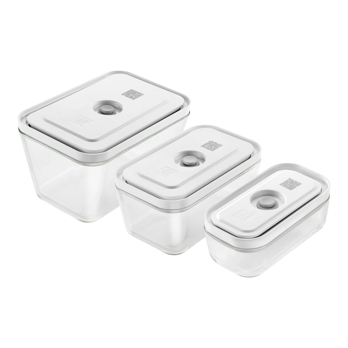 ZWILLING Fresh & Save Ensemble de boîtes sous-vide, S/M/L / 3-pcs, Gris