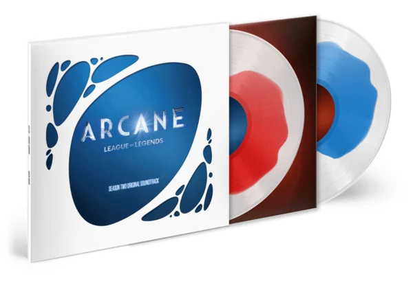 Arcane Season 2 -  Thicker Than Water Variant (Color in Color Red & Blue Vinyl)