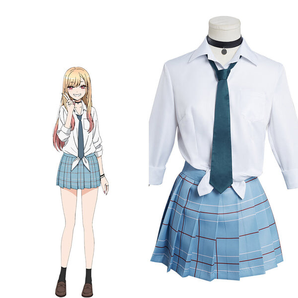 Sexy Cosplay Doll Marine Kitagawa Uniforme Scolaire Cosplay Costume