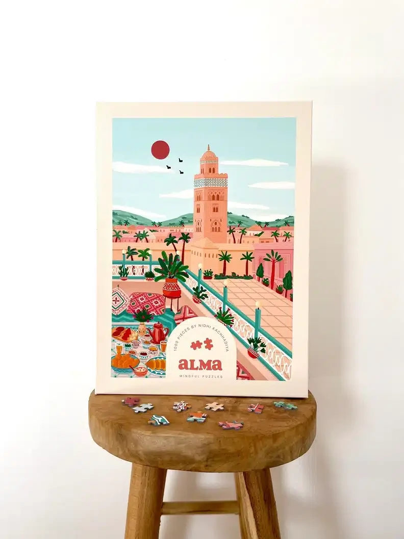 Puzzle Koutoubia - 1000 pièces - Alma - Trevell