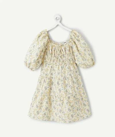 Robe fille imprimé floral