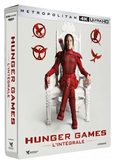 Coffret Hunger Games Steelbook Blu-ray 4K Ultra HD