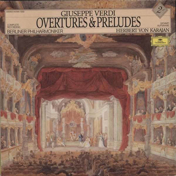 Giuseppe Verdi Verdi: Ouvertures et Préludes - Intégrale German 2-LP vinyl set