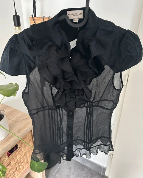 Blouse noire Karen Millen