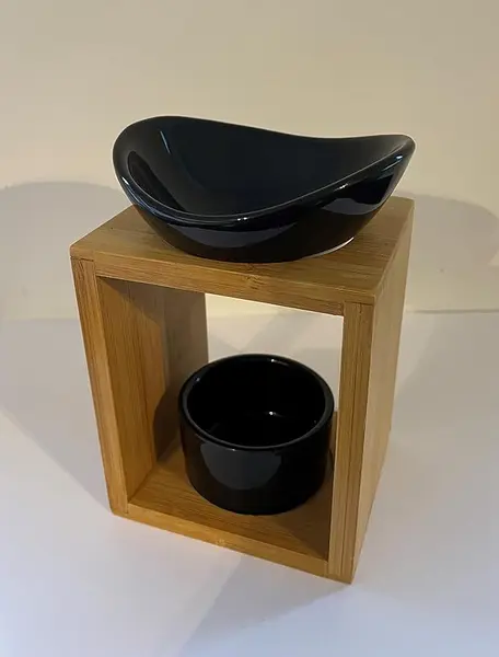 Zen'Arôme - Brûle Parfum Naturéa Kalos - Brûleur d’Huiles Essentielles, Fondants Parfumés, Carré de Cire Parfumés - Diffusion par Chaleur Douce - Aromathérapie - Objet Décoratif & Thérapeutique