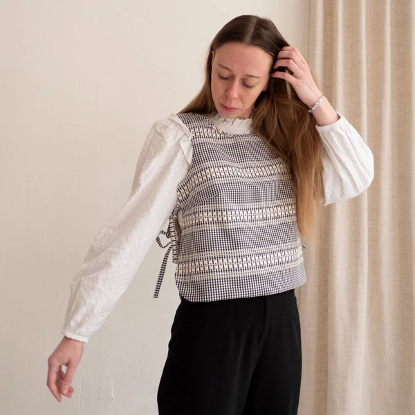 Patron plastron et pull sans manches femme BRISBANE PDF