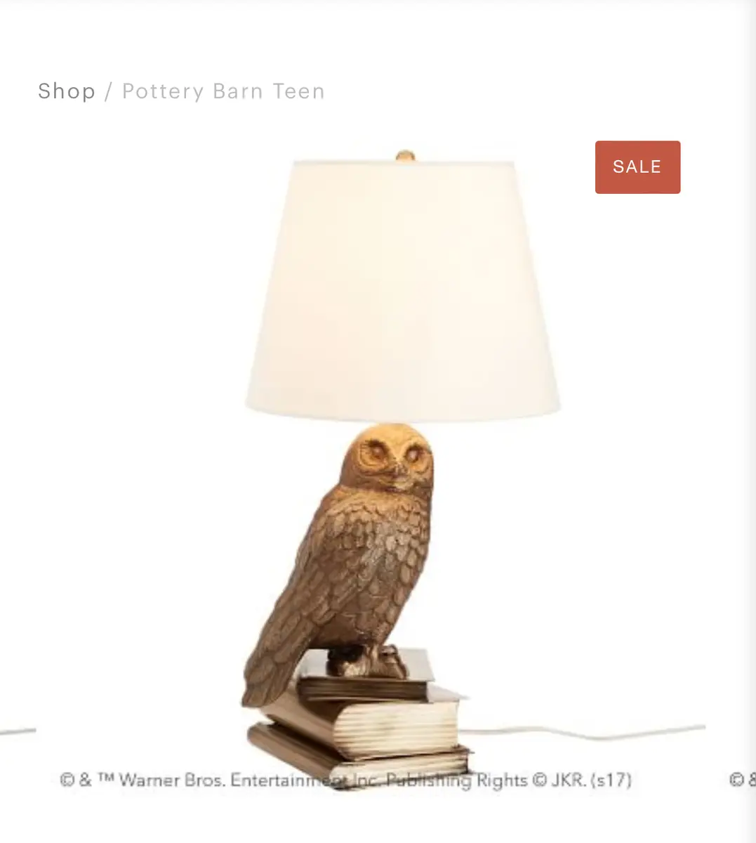 Harry Potter(TM) Hedwig(TM) Lamp