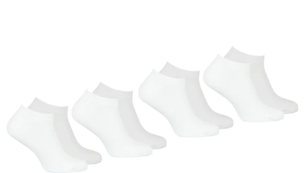 Soquettes, lot de 4 paires, coton peigné, FAIT EN France