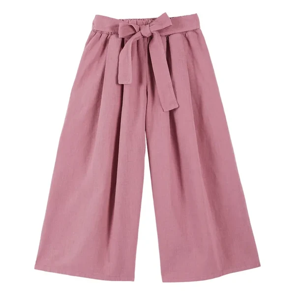 Emile et Ida - Pantalon Lin - Vieux Rose | Smallable