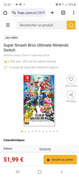 Smash Bros Ultimate Nintendo Switch