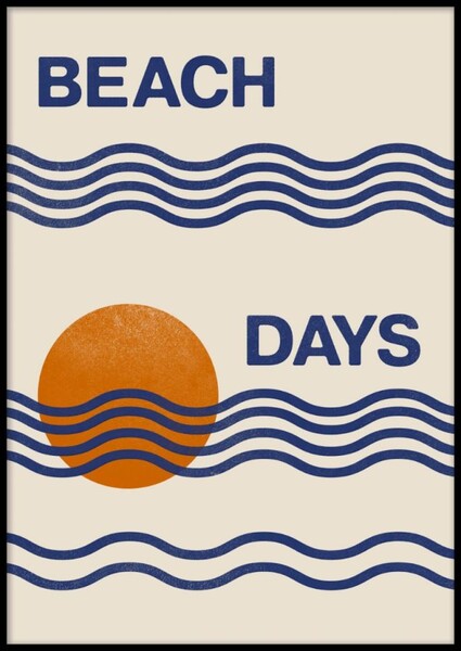 Beach Days Poster | Postery.com | Posters Online