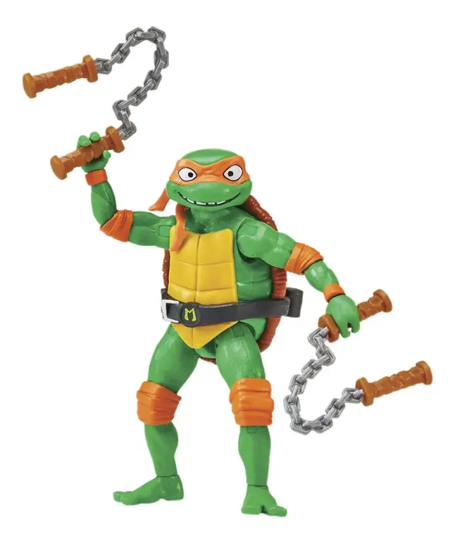 Figurine articulée Les Tortues Ninja Mutant Mayhem - Michelangelo