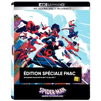 Spider-Man : Across The Spider-Verse Édition Spéciale Collector Fnac Steelbok Blu-ray 4K Ultra HD