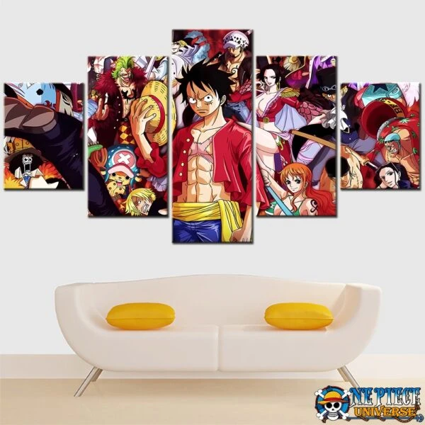 Luffy and Friends Wall Art Home Decor | One Piece Universe Store