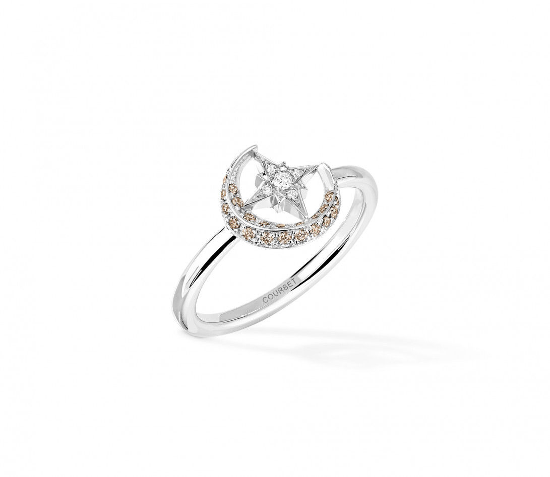 COURBET x EnjoyPhoenix - Bague Galatée en Or Blanc | COURBET
