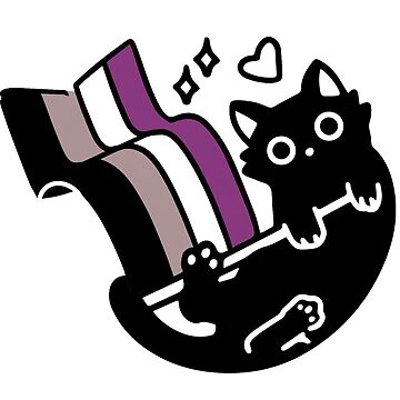 Asexual Cat | Sticker