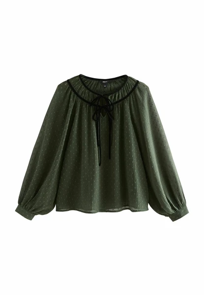 REGULAR FIT - LONG SLEEVE - Blouse - khaki green