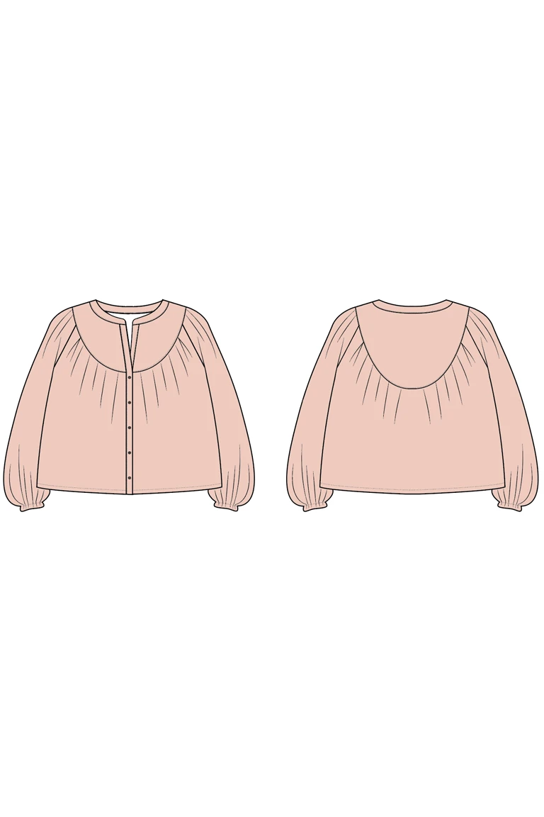 Aims Blouse PDF Sewing Pattern