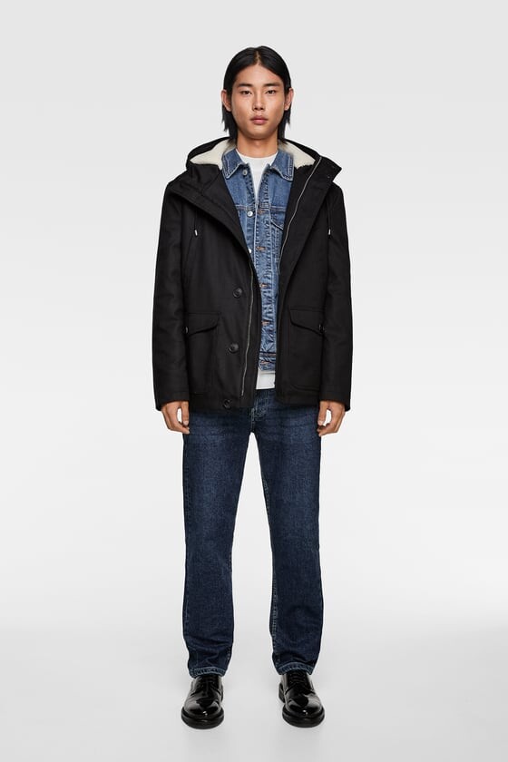 PARKA BIMATIÈRE EFFET MOUTON -  à prendre en M 