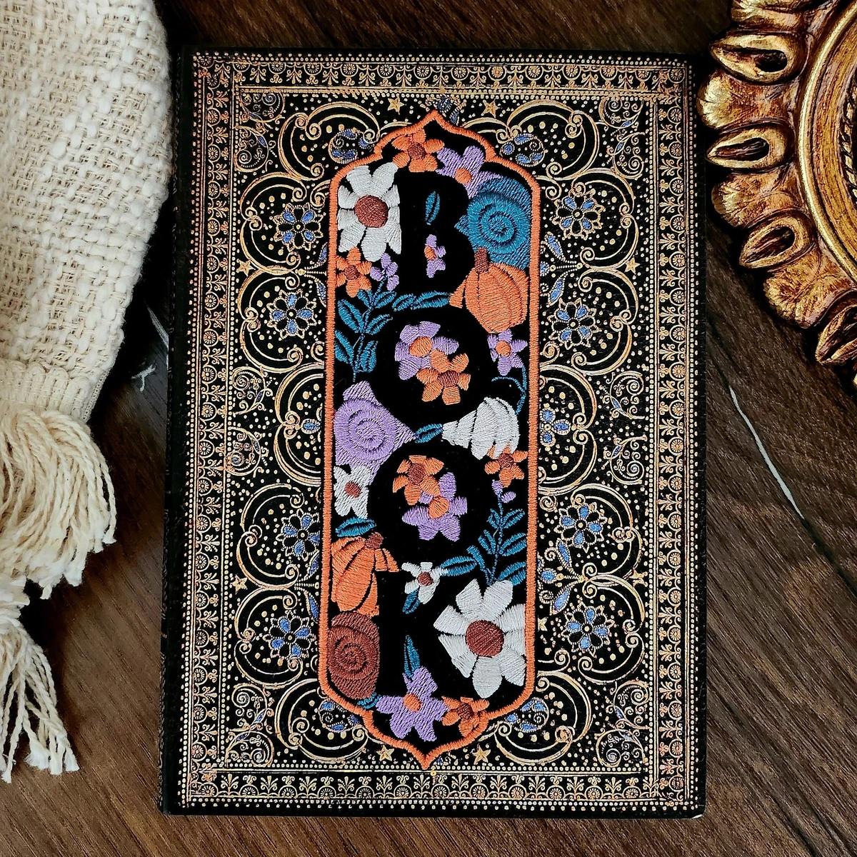 Marque-pages brodé « Automne »