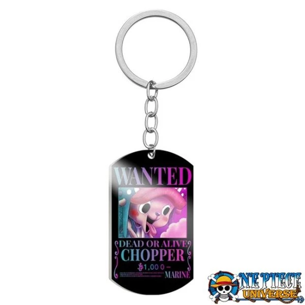 Chopper One Piece Keychain Wanted Posters - Official One Piece Merch Collection 2024 - One Piece Universe Store
