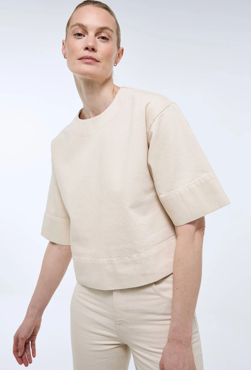 Top en denim écru - ATELIER DENIM