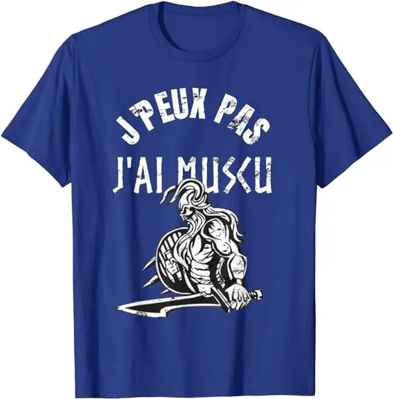 J'peux pas J'ai Muscu Humour de Salle de Gym T-Shirt