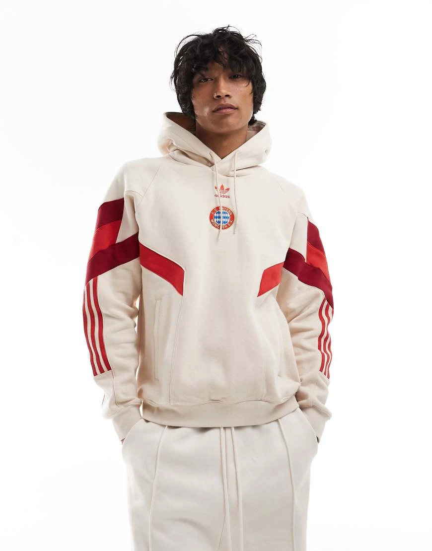 adidas Originals - FC Bayern - Sweat à capuche - Rouge-Neutral