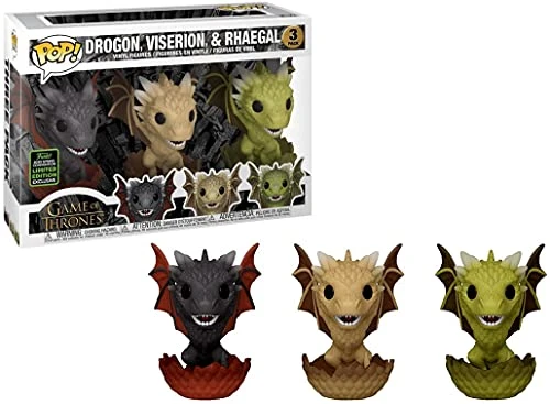 Funko Pop - ECCC 2020 - Tri Pack Game of Thrones - Dragon Egg