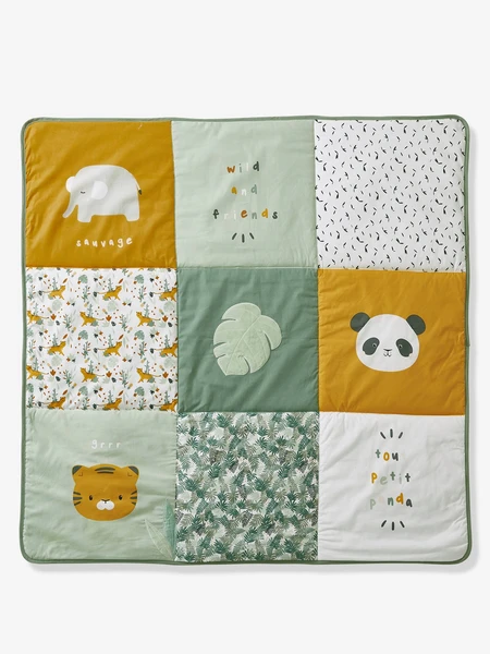 Tapis de sol patchwork HANOI - vert, Linge de maison et décoration