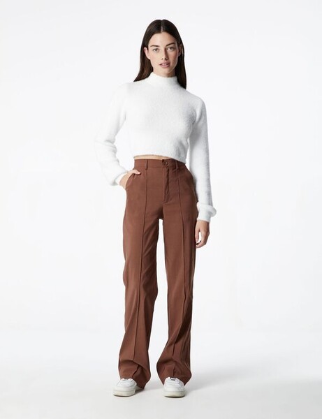 Pantalon ville marron