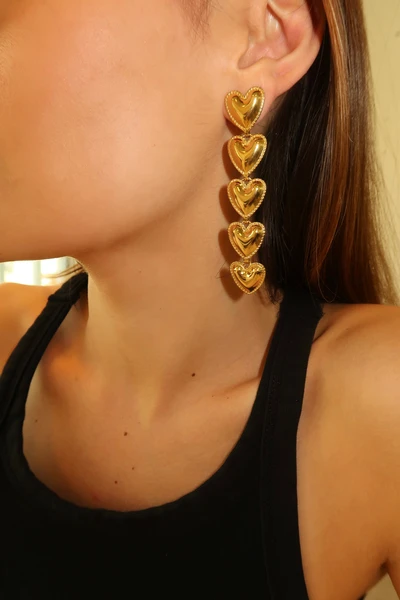 Boucles d’oreilles cœur