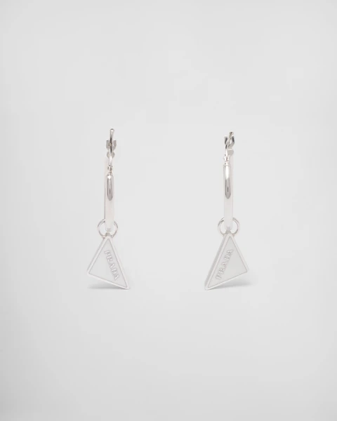 Boucles d’oreilles pendantes Prada Symbole