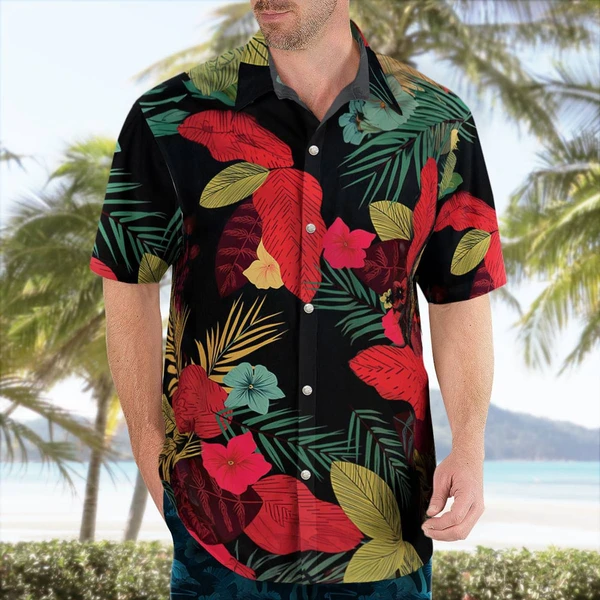 One Piece Luffy Live Action Hawaiian Shirt Cosplay