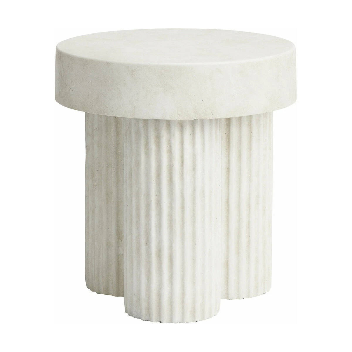 Table d'appoint en fibre de béton blanche 45 cm Gear - NORR11