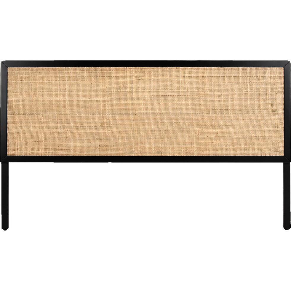 Tête de lit en bois et rotin L170cm 