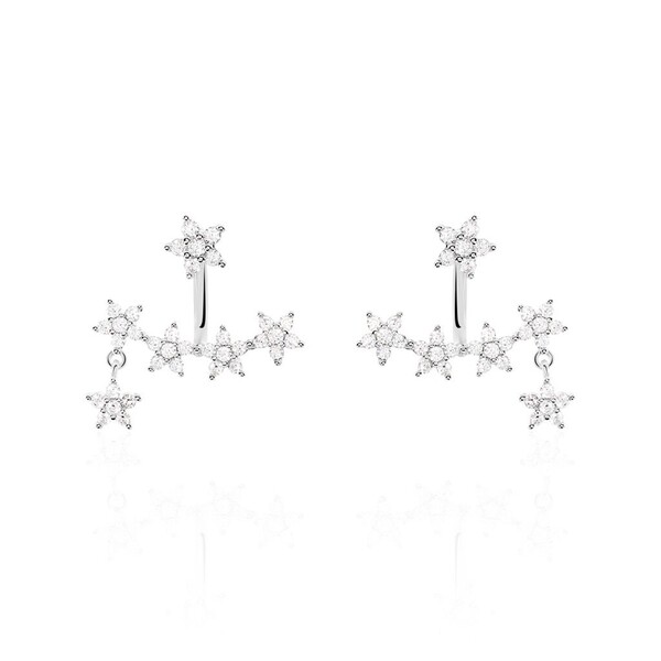 Bijoux D'oreilles Laetizia Constellation Argent Oxyde De Zirconium