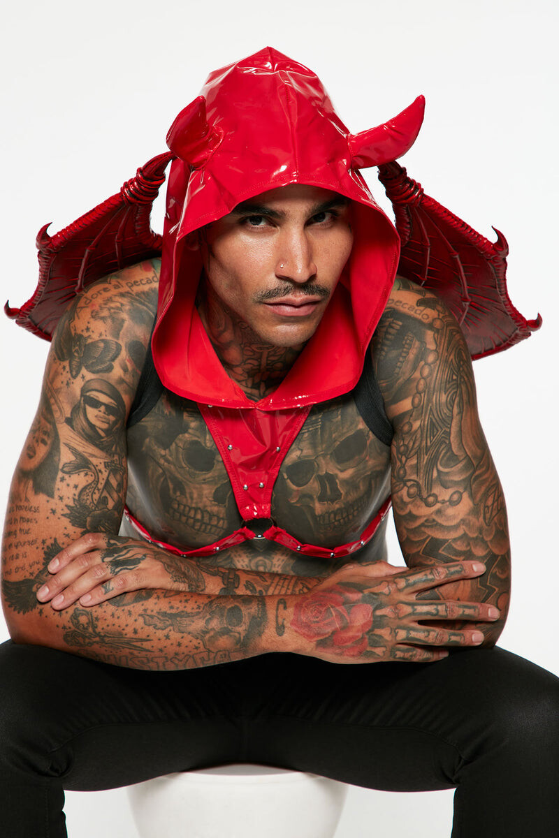 Evil Desire Devil 2 Piece Costume Set - Red