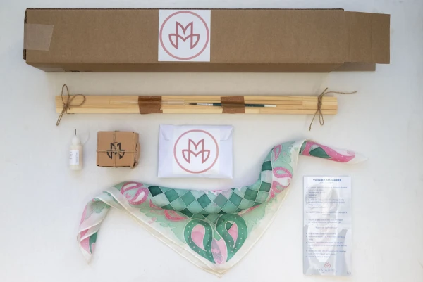 COFFRET Je peins mon foulard en soie
