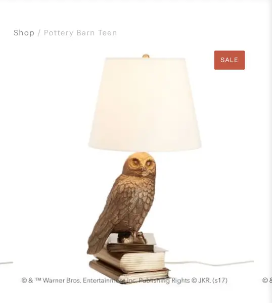 Harry Potter(TM) Hedwig(TM) Lamp