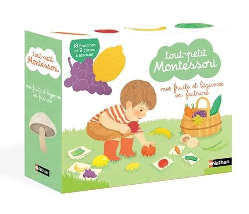 Tout-petit Montessori - Les fruits et légumes - Dès 15 mois