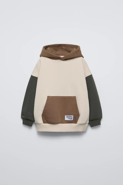 SWEAT À CAPUCHE COLOR BLOCK