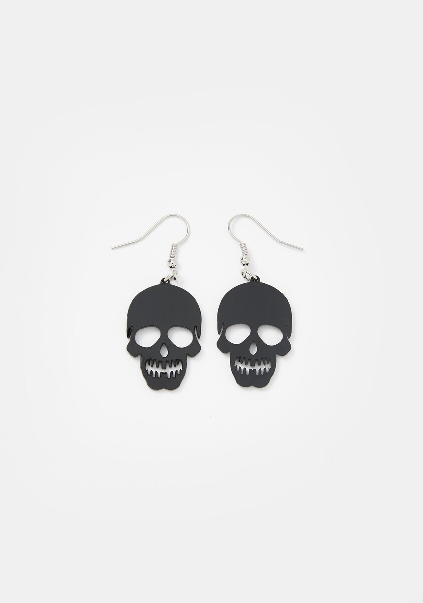 Dead Inside Skull Earrings