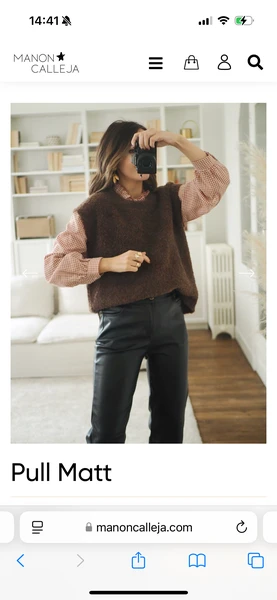 Pull sans manche 