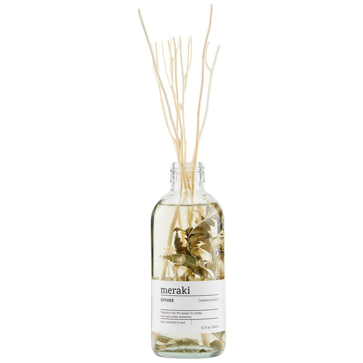 Diffuser Meraki 240 ml, Verbena drizzle