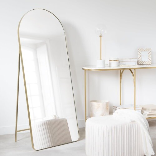 Miroir en métal doré 60x150 | Maisons du Monde