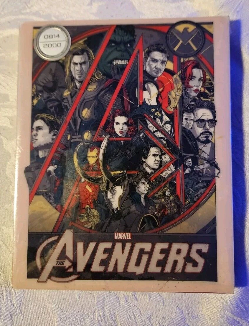 The Avengers Mondo Variant Blufans Exclusive Steelbook New &amp; Sealed Rare OOP