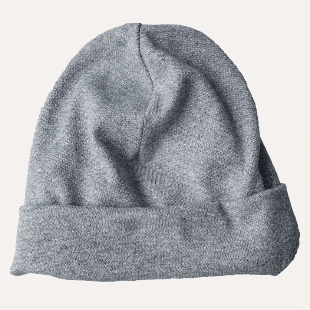 Beanie Intérieur Satin - Gris ⋆ Curly Nights