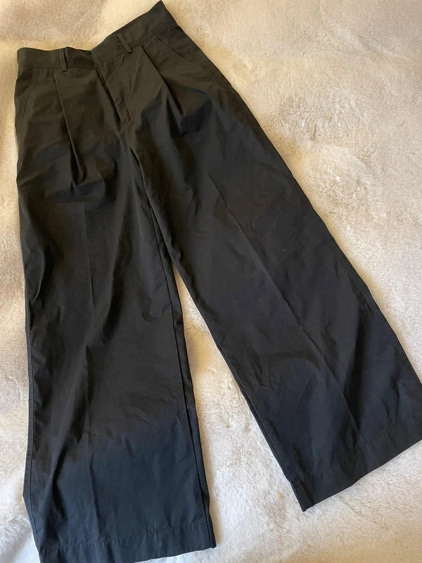pantalon noir massimo dutti