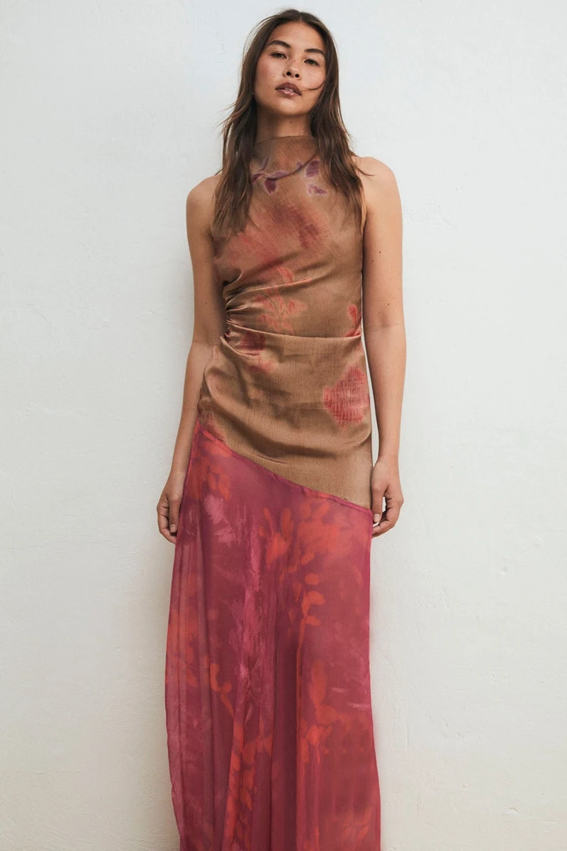 Olimpia Dress, Mix Print